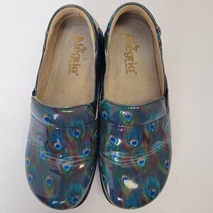 Alegria Womens Keli Peacock KEL-7595 Nursing Comfort Slip-on Shoes EU 37/US 6.5